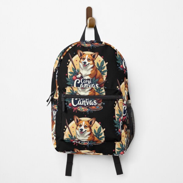 Item preview, Classical Painter Corgi Canvas – Artistic Renaissance-Inspired  designed and sold by zoughlal.