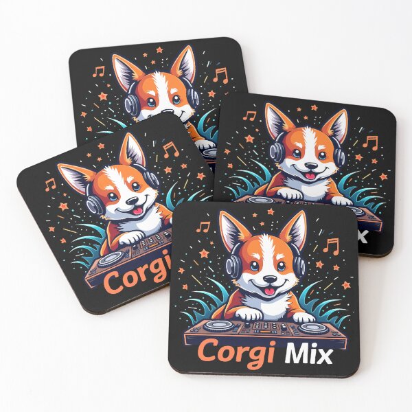 Item preview, Music Producer Corgi Mix – Futuristic DJ & Studi designed and sold by zoughlal.
