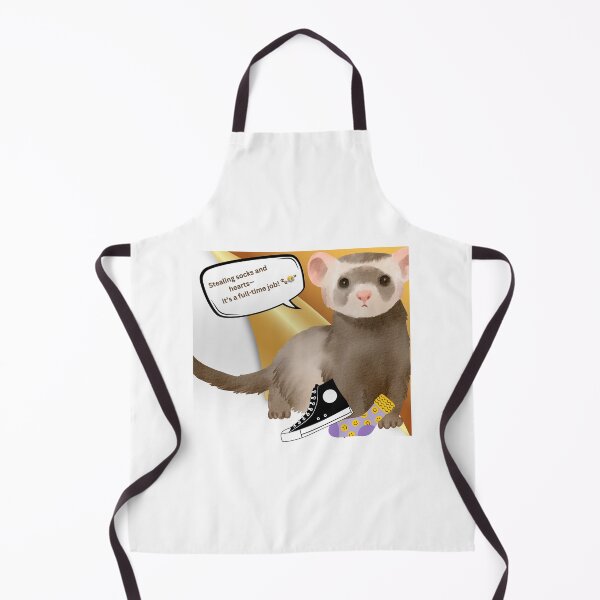 Item preview, ? Funny Ferret Mischief – Cute Pet Lover Gift ?️ designed and sold by Meowsterpiece23.