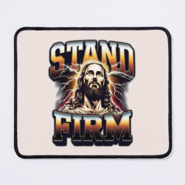 Item preview, Stand Firm – 1 Cor. 16:13 Bootleg Jesus Quotes designed and sold by  KnitLuv.