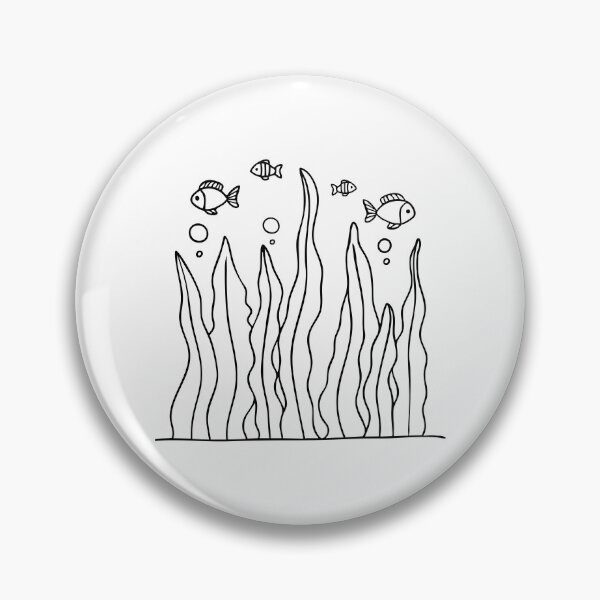 Item preview, Kelp swaying underwater as fish swim through the tall strands designed and sold by rasagamastore.