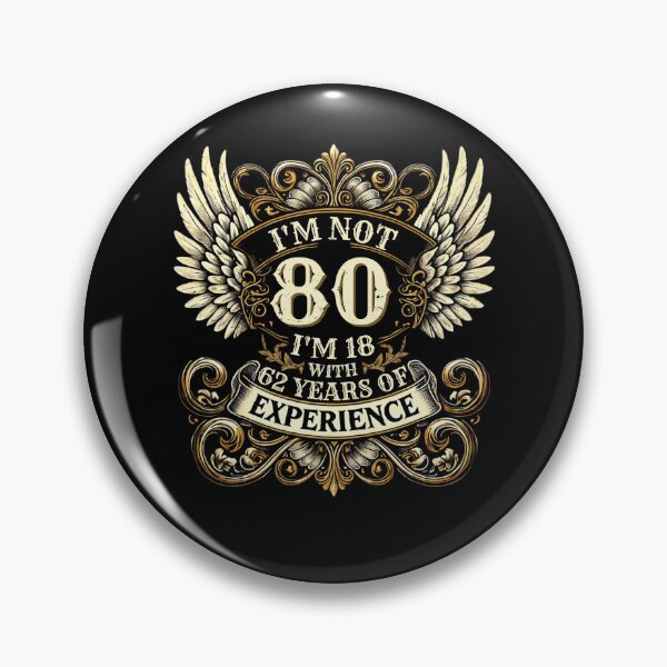 Item preview, I'm Not 80 I'm 18 With 62 Years Of Experience, 80Th Birthday designed and sold by MixedVibes Co..
