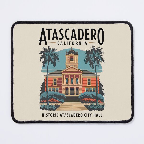 Item preview, Historic Atascadero City Hall, Atascadero California designed and sold by MoMidoStore.