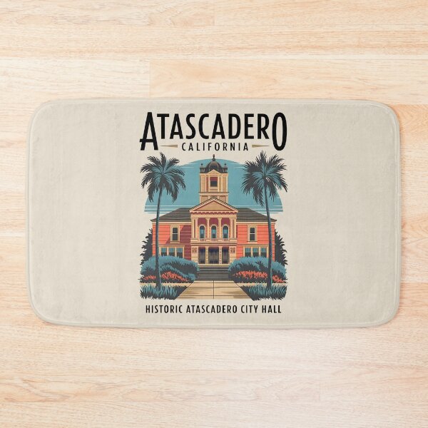 Item preview, Historic Atascadero City Hall, Atascadero California designed and sold by MoMidoStore.