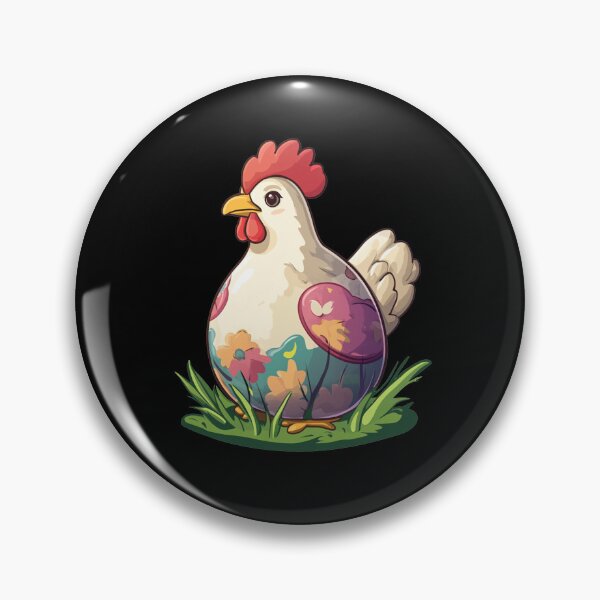 Item preview, Colorful Hen Spring Motif Easter designed and sold by titanosdesign.