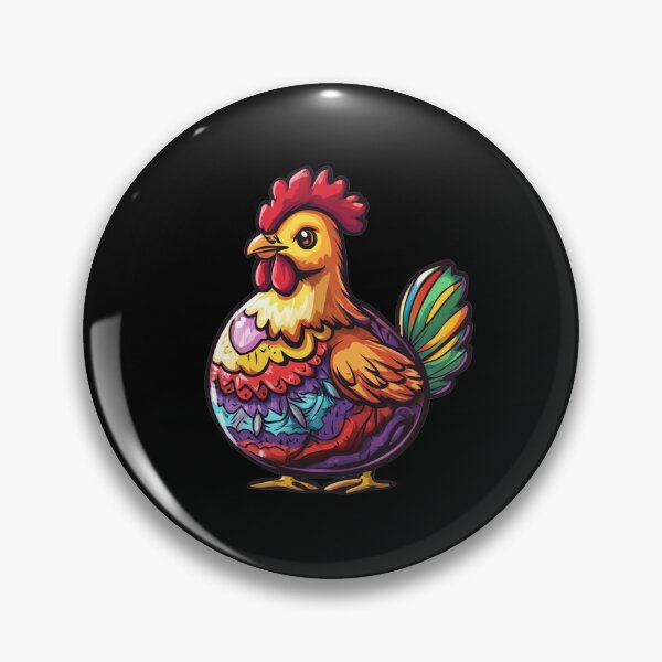 Item preview, Colorful Hen Spring Motif Easter designed and sold by titanosdesign.