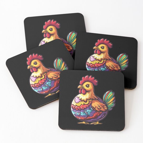 Item preview, Colorful Hen Spring Motif Easter designed and sold by titanosdesign.