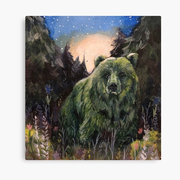 Item preview, Sweet Grass Green Bear designed and sold by nlldg.