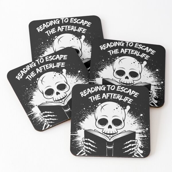 Item preview, Skeleton Reading - Grunge Style Art designed and sold by Dino-Lune.