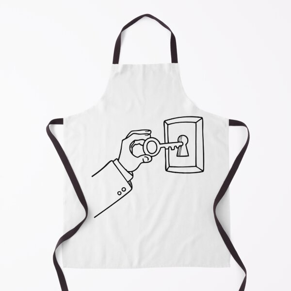 Item preview, Key being inserted into a keyhole by a person's hand designed and sold by rasagamastore.