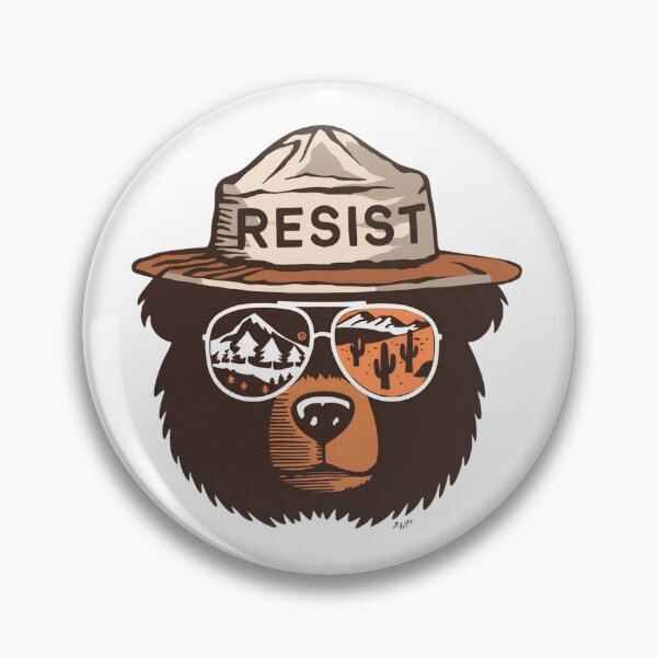Item preview, Protect our national parks - US alt park service bear resist forests public lands designed and sold by PixelBea6Arcade.