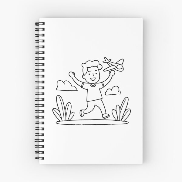 Item preview, Kid playing with a toy airplane while running through a backyard designed and sold by rasagamastore.
