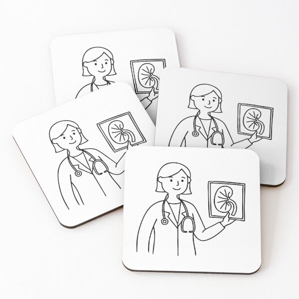 Item preview, Doctor showing an X-ray image that highlights the patient's kidney designed and sold by rasagamastore.