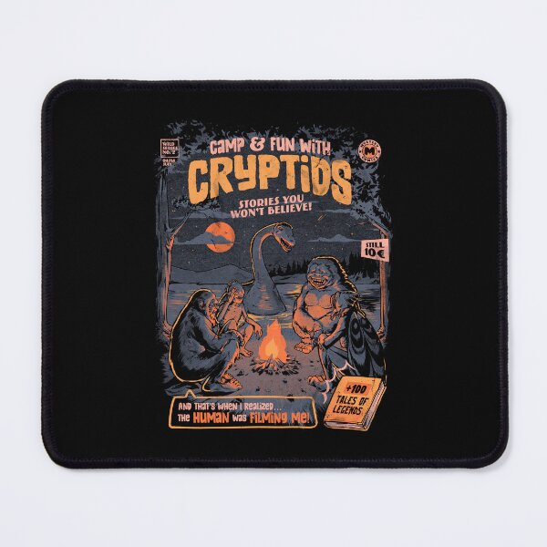 Item preview, Cryptids Camp Funny Comic Retro designed and sold by EduEly.