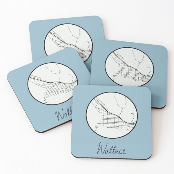 Item preview, A map of Wallace designed and sold by Ksalgado.