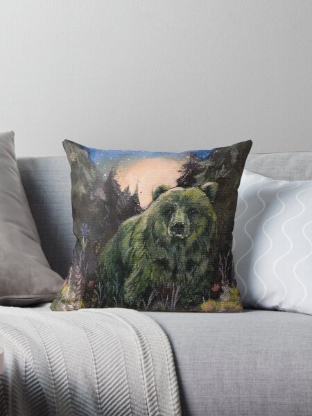 Item preview, Sweet Grass Green Bear designed and sold by nlldg.