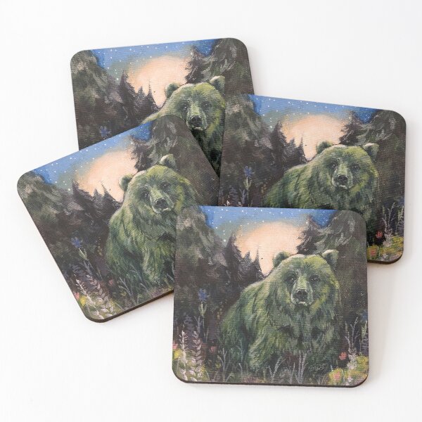 Item preview, Sweet Grass Green Bear designed and sold by nlldg.