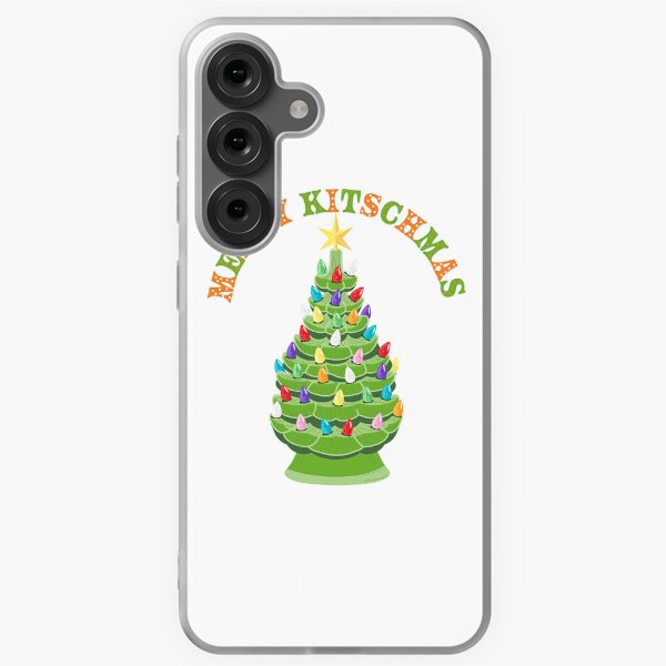 Item preview, Merry Kitschmas Christmas Ceramic Christmas Tree Greeting Design designed and sold by Jdawnink.