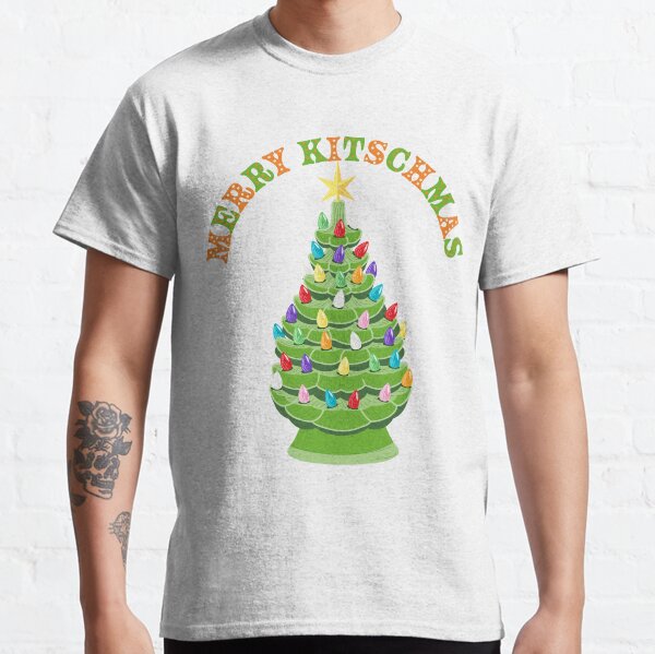 Item preview, Merry Kitschmas Christmas Ceramic Christmas Tree Greeting Design designed and sold by Jdawnink.