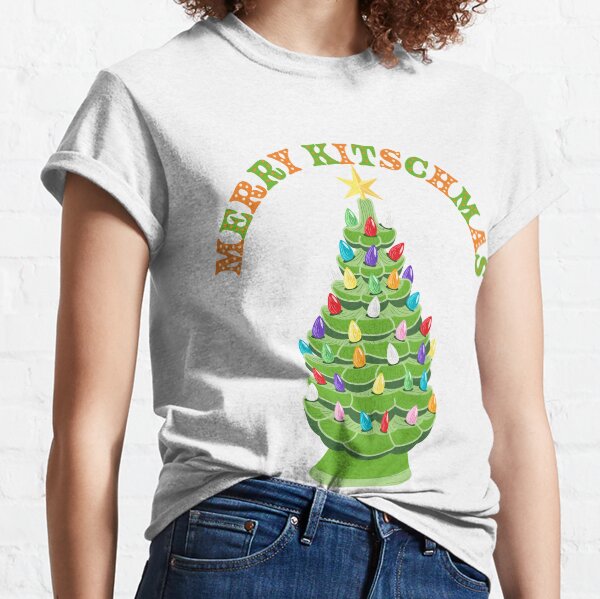 Artikel-Vorschau von Merry Kitschmas Weihnachten Keramik Weihnachtsbaum Gruß Design, designt und verkauft von Jdawnink.