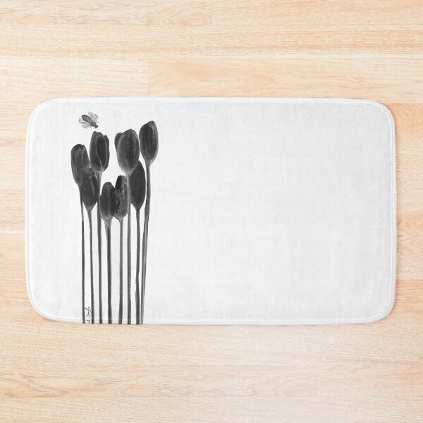 Item preview, Black Tulips and a BEE by Cecile Grace Charles designed and sold by CecileCharles.