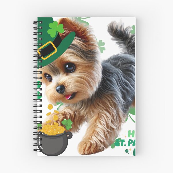 Item preview, Lucky Yorkie - St. Patrick’s Day Fun designed and sold by Meowsterpiece23.