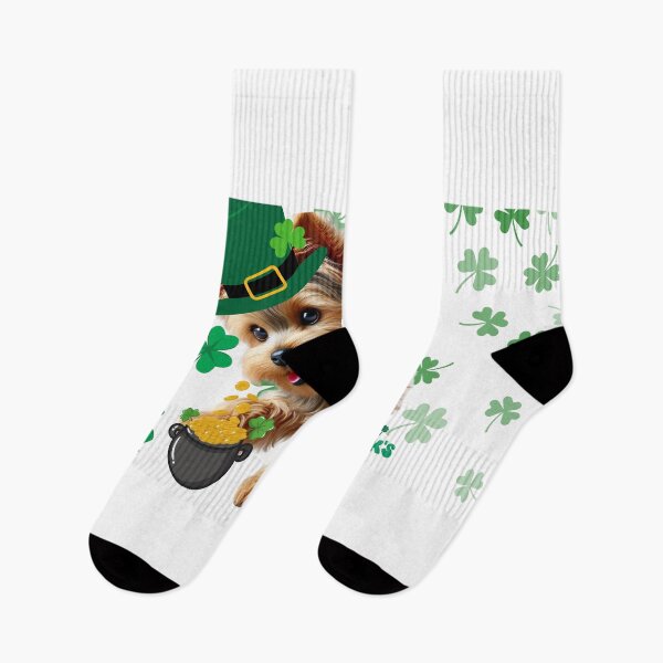 Item preview, Lucky Yorkie - St. Patrick’s Day Fun designed and sold by Meowsterpiece23.