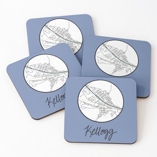Item preview, A map of Kellogg designed and sold by Ksalgado.