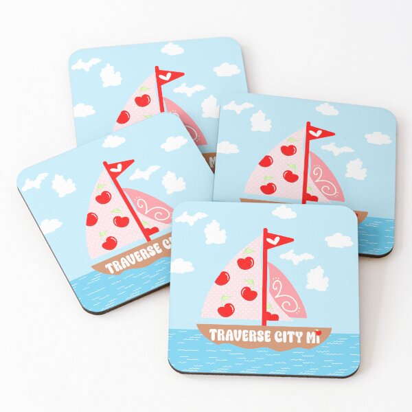 Item preview, Traverse City Cherry Sailboat designed and sold by JoyfulDaisy.