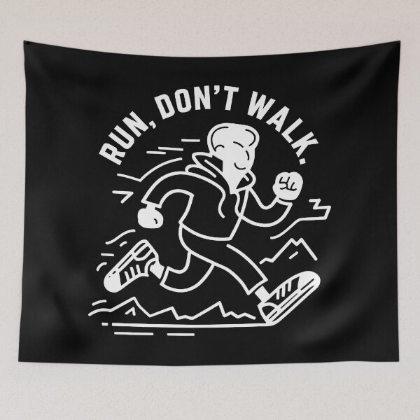 Item preview, Run, Don't Walk - Mountain Runner designed and sold by Philippa Shop.