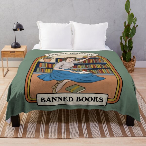 Item preview, Ask Me About My Banned Books designed and sold by Unhinged Heather.