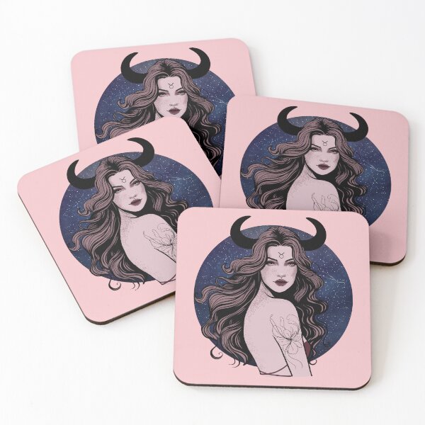 Item preview, Talia the Taurus - Powder Pink designed and sold by MaryAura.
