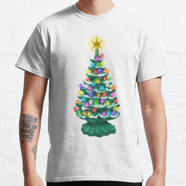 Item preview, Ceramic Christmas Tree with lights illustration designed and sold by Jdawnink.