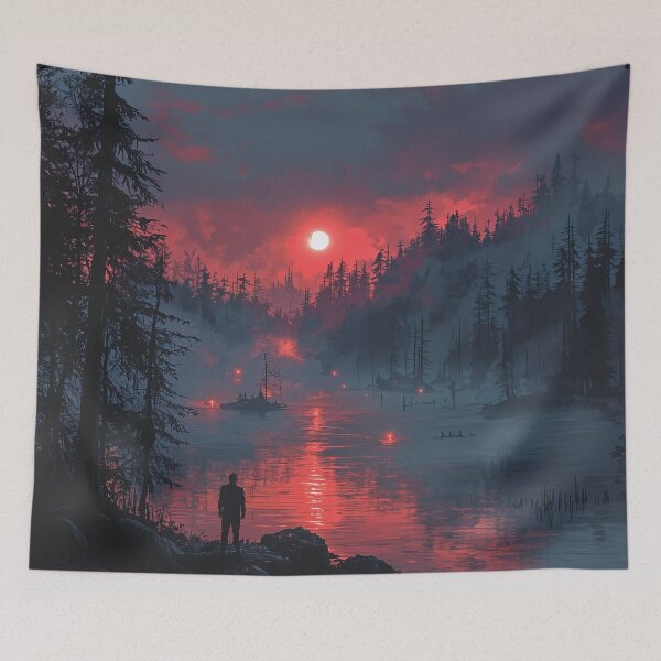 Item preview, The Crimson Horizon   designed and sold by oanaunciuleanu.