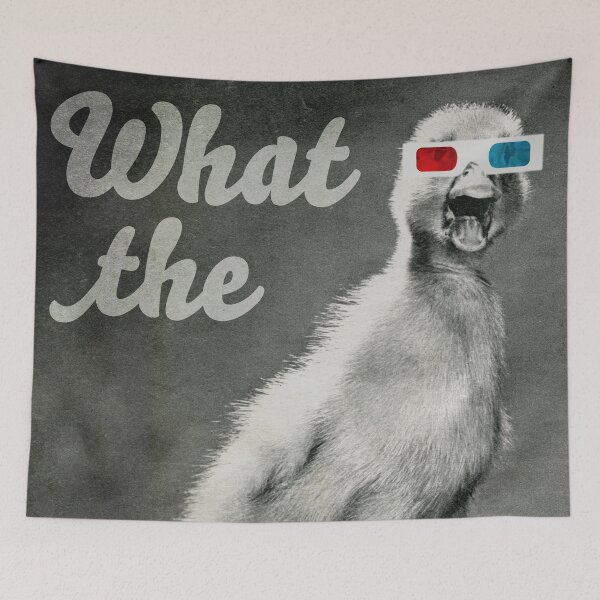 Item preview, What the duck (duckling in 3D glasses) designed and sold by MsGonzalez.