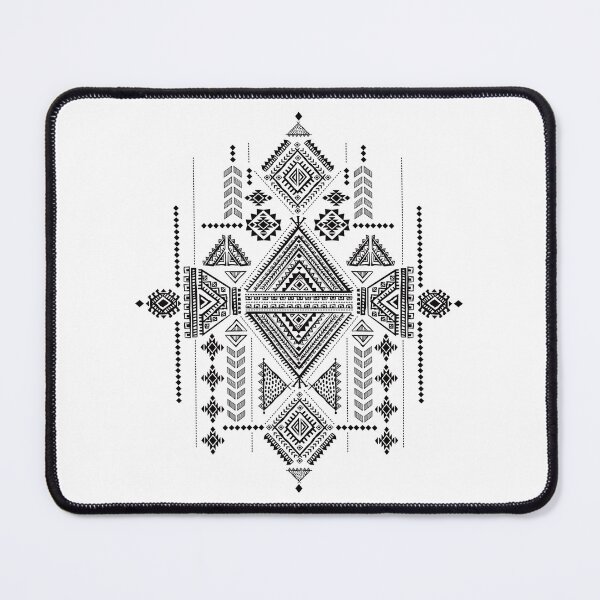 Item preview, Amazigh Intricate Symmetry: Geometric Diamond Design designed and sold by Black_Art.