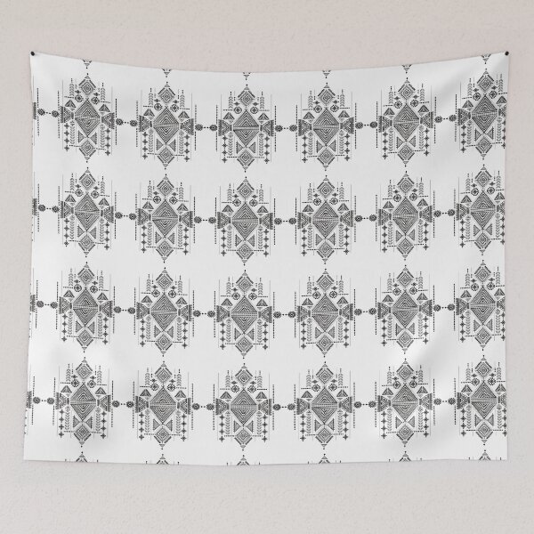 Item preview, Amazigh Intricate Symmetry: Geometric Diamond Design designed and sold by Black_Art.
