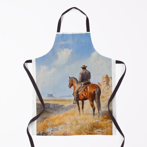 Item preview, Our land. Original watercolour artwork. Australian Indigenous cowboy western painting. Digital art Print. Poster. Home Decor. designed and sold by organicflowart.