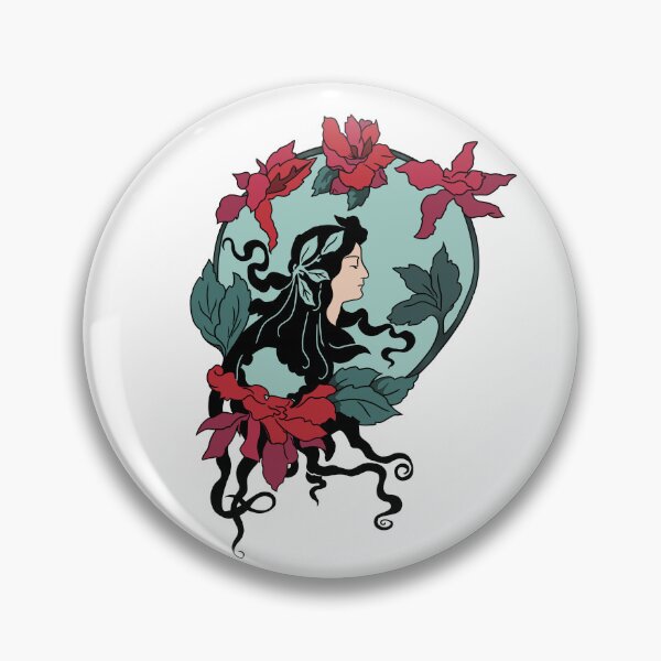 Item preview, Art Nouveau medallion designed and sold by sundayouthlines.