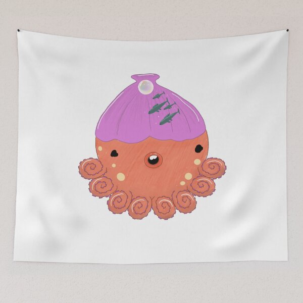 Item preview, Octo and fish designed and sold by TwinkleToes101.