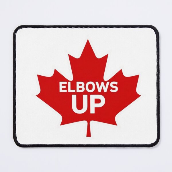 Item preview, Elbows Up Maple Leaf designed and sold by CanadianLass.