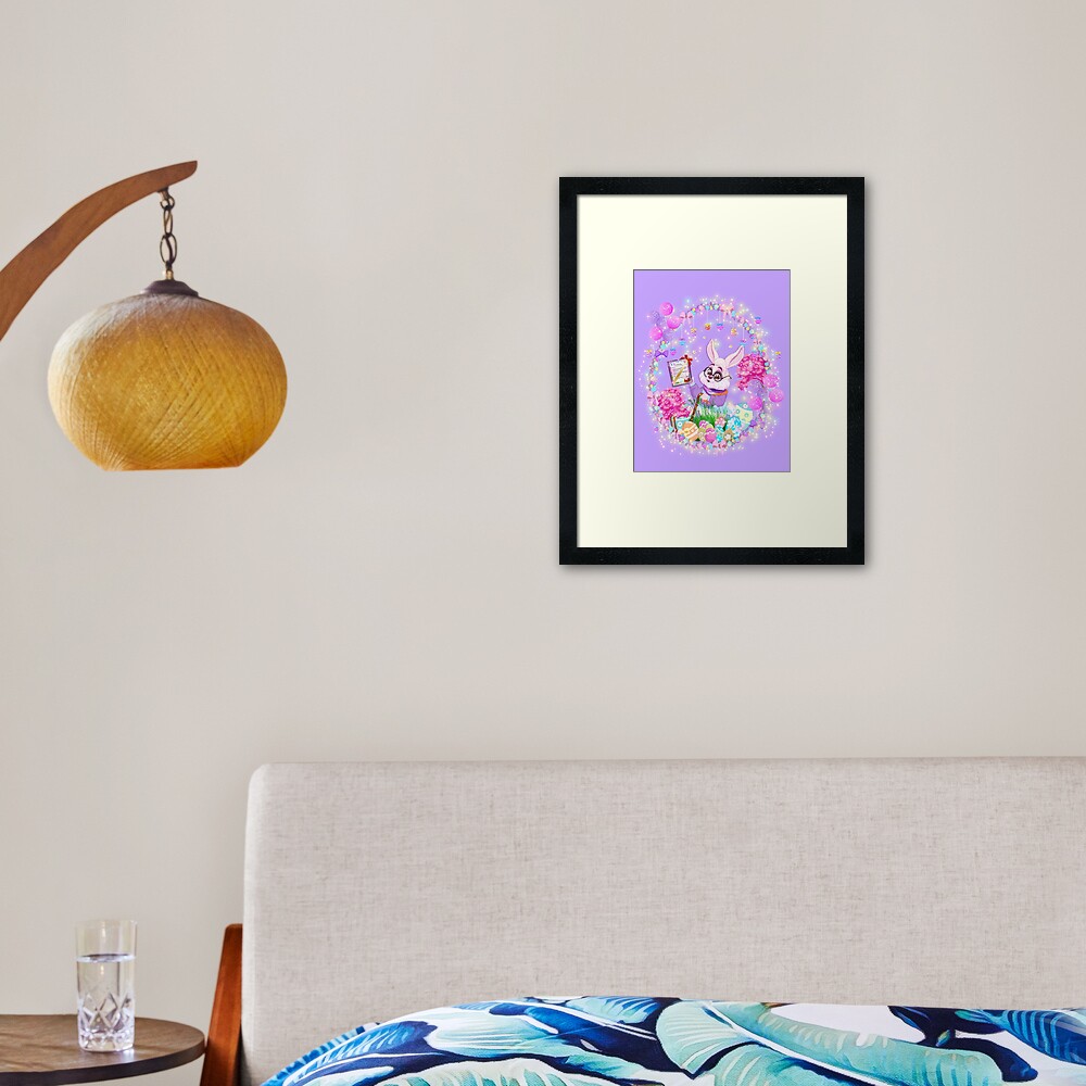 Item preview, Framed Art Print designed and sold by FairyBookClub.