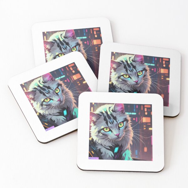 Item preview, Cyberpunk Feline designed and sold by Meowsterpiece23.