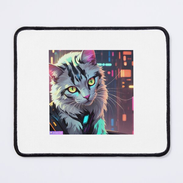 Item preview, Cyberpunk Feline designed and sold by Meowsterpiece23.
