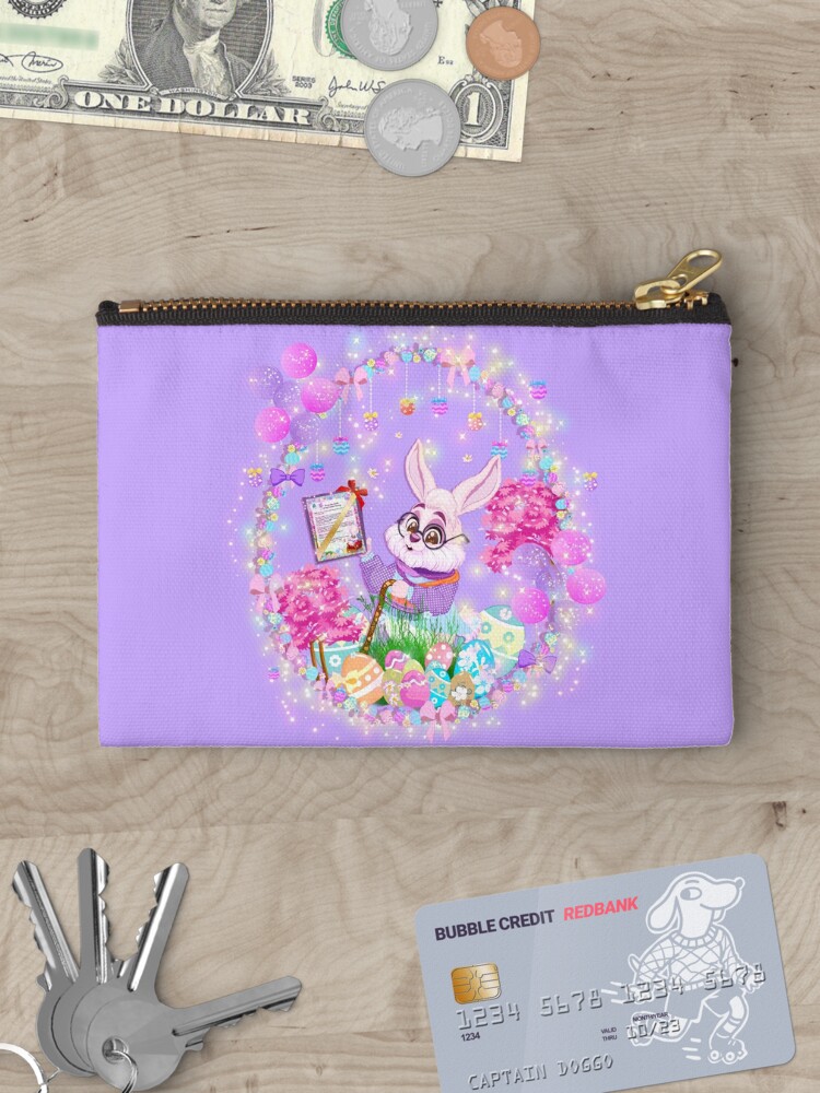 Thumbnail 3 of 4, Zipper Pouch, Earnest the Easter Bunny’s Magical Easter Letter! designed and sold by FairyBookClub.