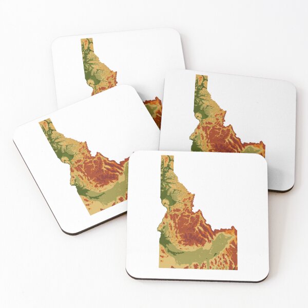 Item preview, Topography of Idaho State designed and sold by Ksalgado.