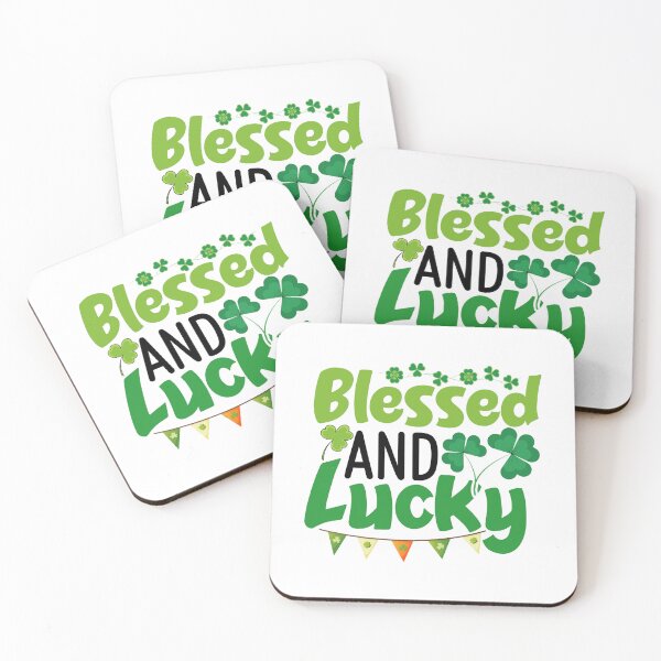 Item preview, Blessed and Lucky, March 17, Saint Patrick's Day designed and sold by LissethsWorld.