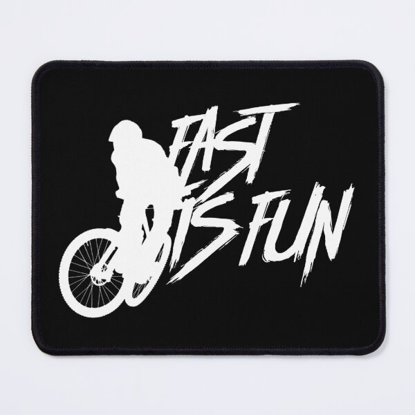 Item preview, Fast Is Fun Mountain Biking designed and sold by Mark4ArtTees.