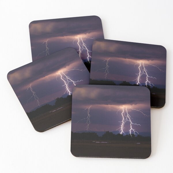 Item preview, Lightning With Mt Buffalo Behind designed and sold by Robbie Alexander.