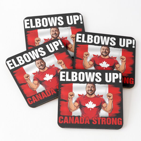 Item preview, Elbows Up. Canada Strong – Stand Tall, Stay Strong! zelensky  designed and sold by Spaceslafr.
